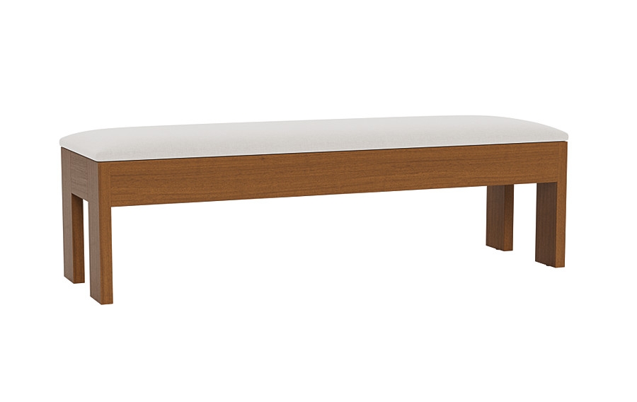 Cade Wood Framed Upholstered Storage Bench - Image 2