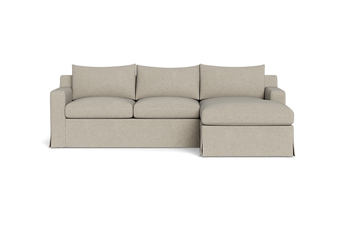 Sloan Slipcovered  Chaise Sectional - Image 0