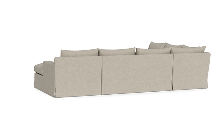 Sloan Slipcovered 4-Piece Corner Sectional Sofa with  Chaise - Image 2