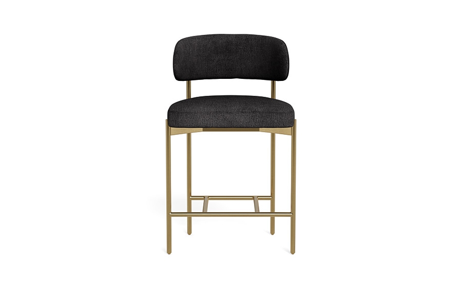 Hollis Metal Framed Upholstered Counter Stool - Image 0