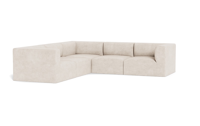 Simon Slipcovered Modular 4-Seat Corner Sectional - Image 3