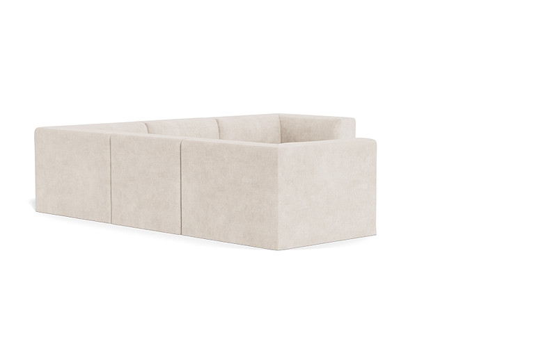 Simon Slipcovered Modular 4-Seat Corner Sectional - Image 2