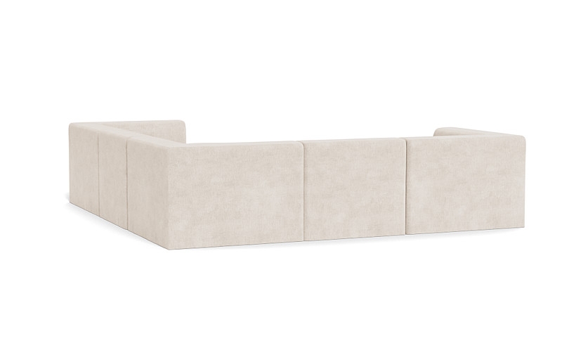 Simon Slipcovered Modular 4-Seat Corner Sectional - Image 4