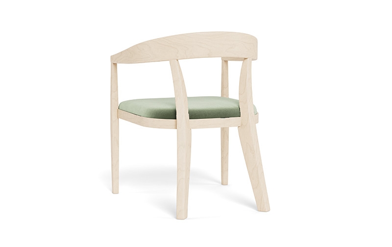 Monroe Wood Framed Upholstered Chair - Image 1