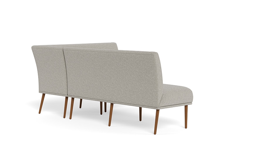 Dorian Upholstered Right Banquette with Tufting Option - Image 1