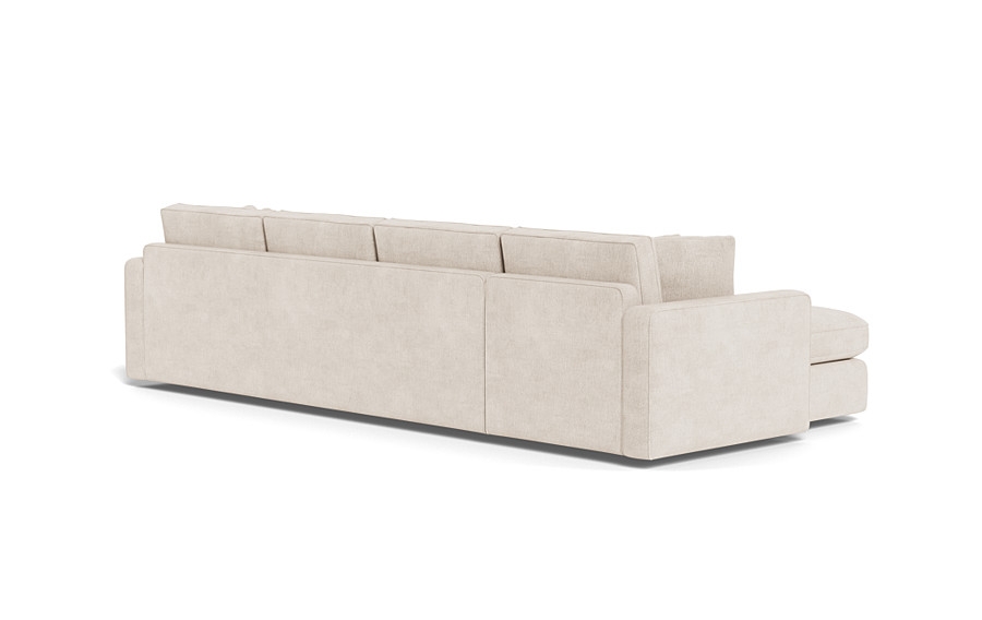 James 4-Seat Left Chaise Sectional with Storage - Image 4