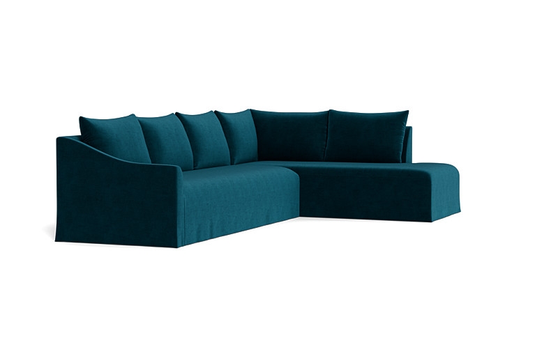 Dixon Slipcovered 4-Seat Right Bumper Sectional - Image 3