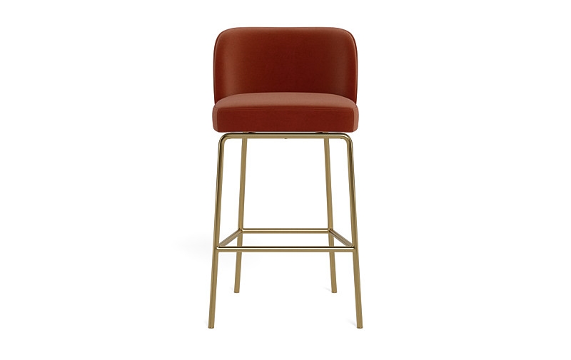 Graham Metal Framed Upholstered Bar Stool - Image 0