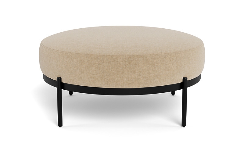 Kyle Round Coffee Table Ottoman - Image 0