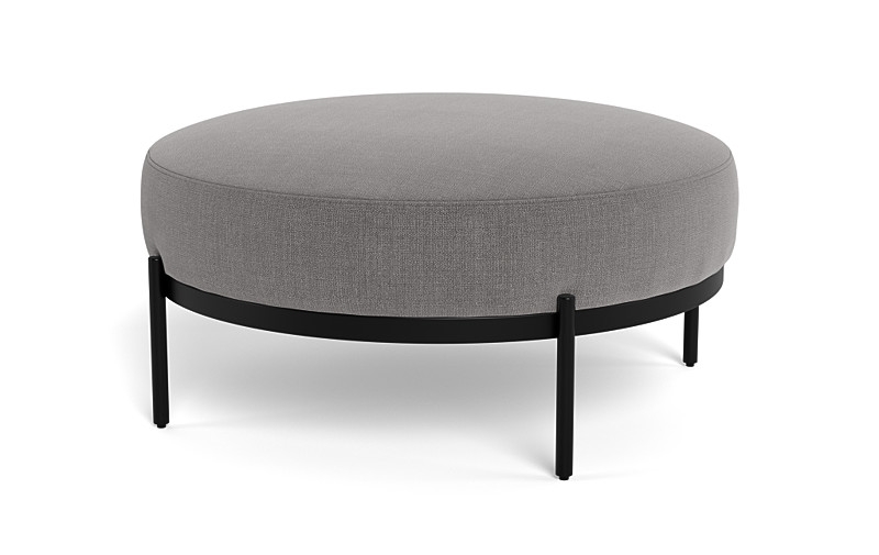 Kyle Round Coffee Table Ottoman - Image 1
