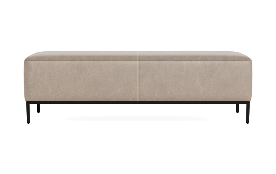 Miller Leather Bench - Image 0