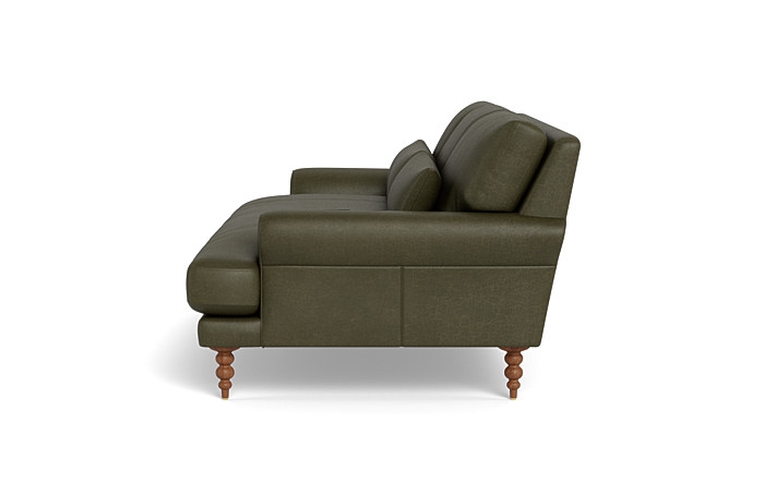 Maxwell Leather Loveseat by Apartment Therapy - Image 1