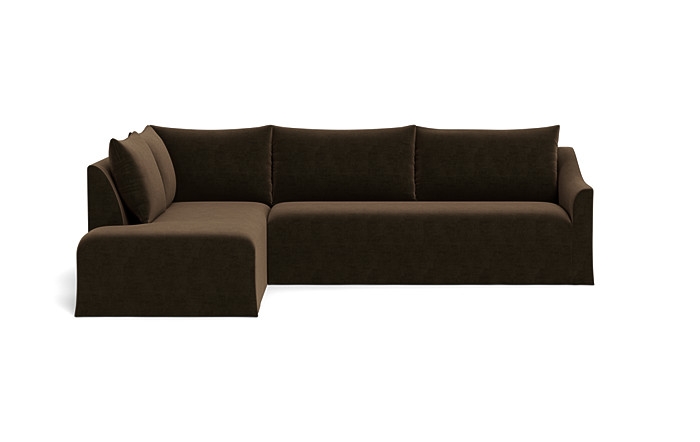 Dixon Slipcovered 3-Seat Left Bumper Sectional - Image 0