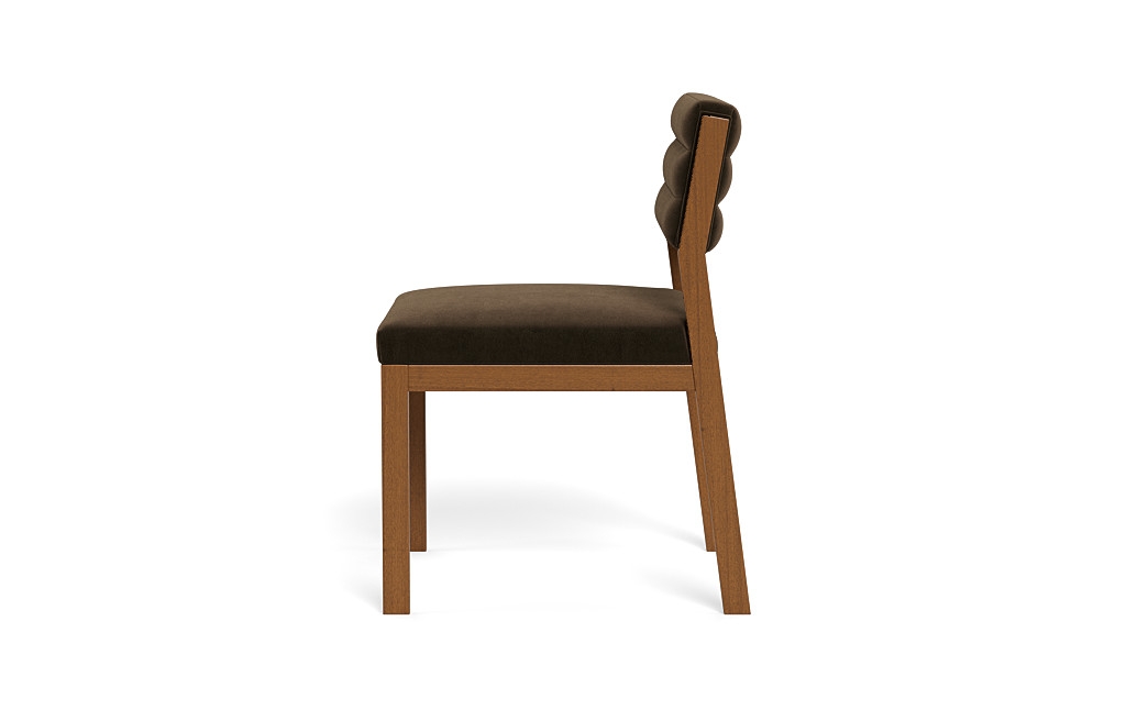 Nora Upholstered Armless Chair - Image 2
