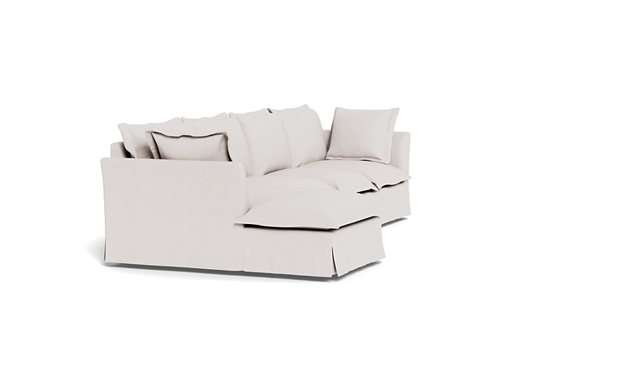 Skylar Slipcovered 4-Seat  Chaise Sectional - Image 3