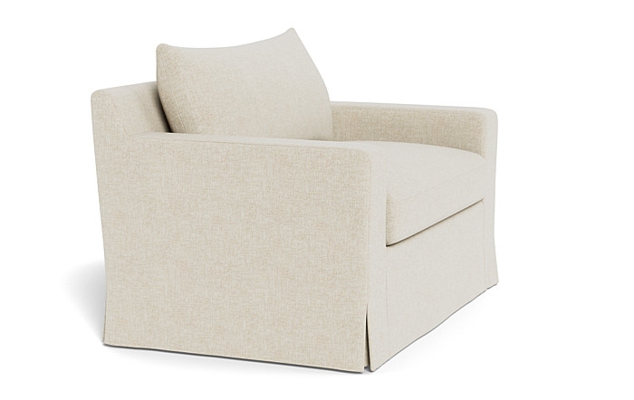 Sloan Slipcovered Chair and a Half - Image 1