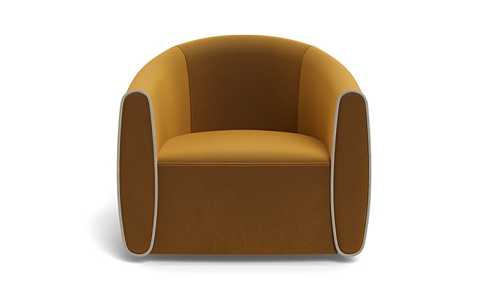 Lawson Swivel Chair with Contrast Piping - Image 0