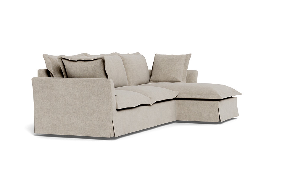 Skylar Slipcovered  Chaise Sectional - Image 2