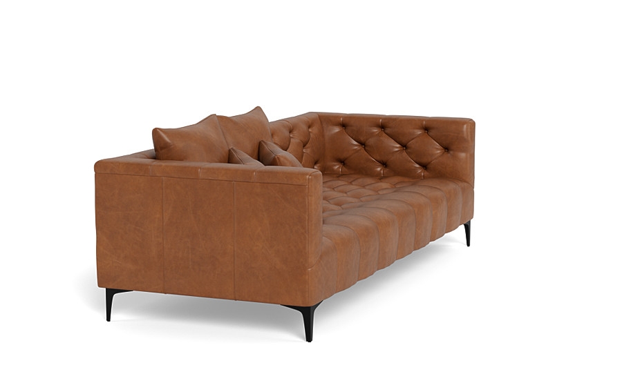 Ms. Chesterfield Leather Sofa by Apartment Therapy - Image 3