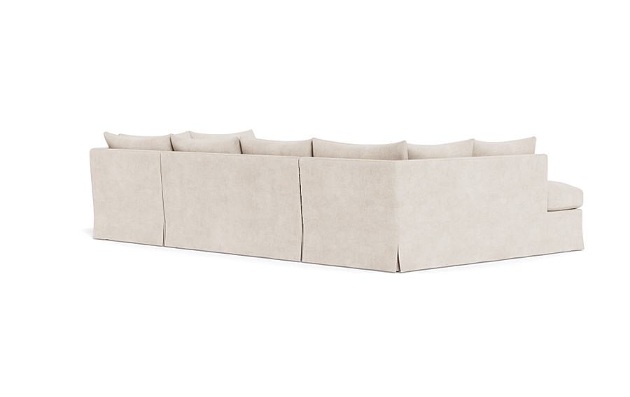 Sloan Slipcovered 3-Piece U-Bumper Sectional - Image 2
