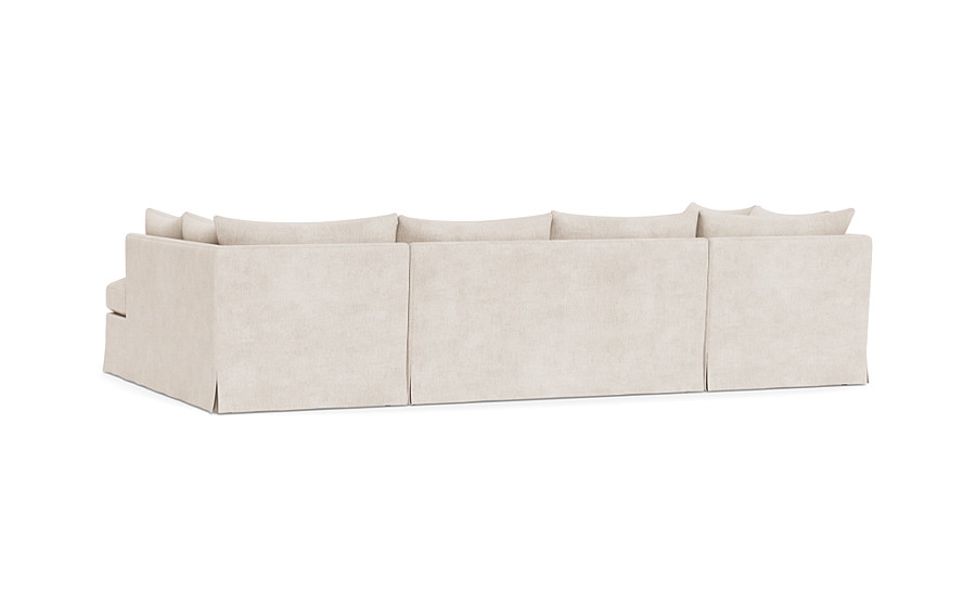 Sloan Slipcovered 3-Piece U-Bumper Sectional - Image 1