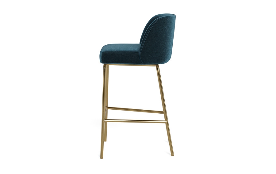 Graham Metal Framed Upholstered Bar Stool - Image 1