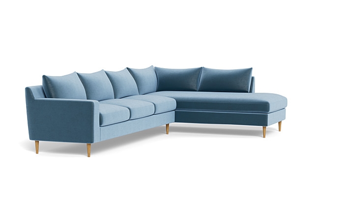 Sloan 4-Seat  Bumper Sectional - Image 1