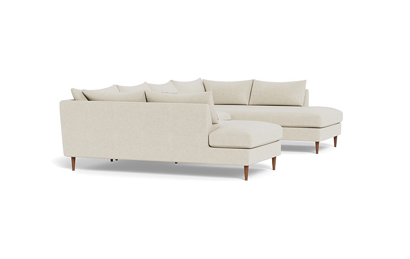 Sloan 3-Piece U-Bumper Sectional - Image 1