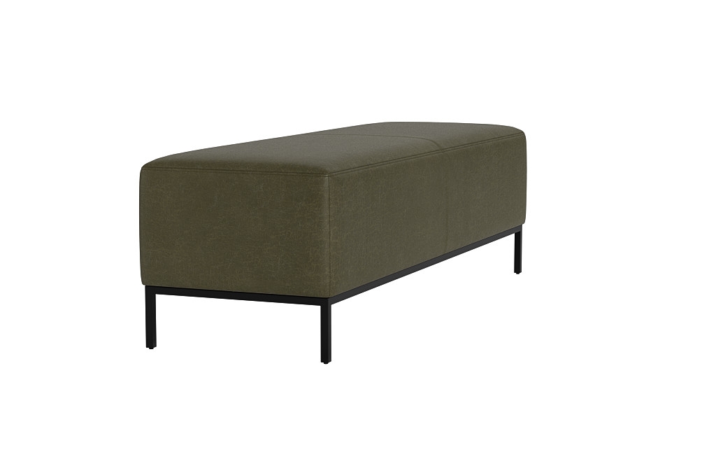 Miller Leather Bench - Image 1