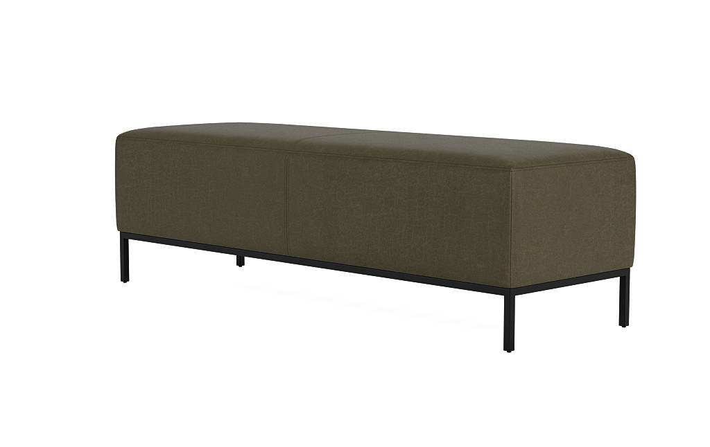 Miller Leather Bench - Image 3