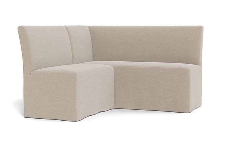 Dorian Slipcovered Petite Right Banquette - Image 2