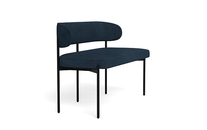 Hollis Upholstered Metal Framed Bench - Image 4