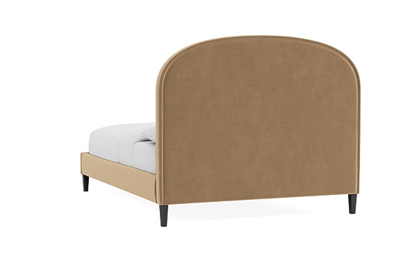 Anson Upholstered Bed, Queen, Natural Oak Tapered Square Leg, 55" High Headboard Height - Image 2