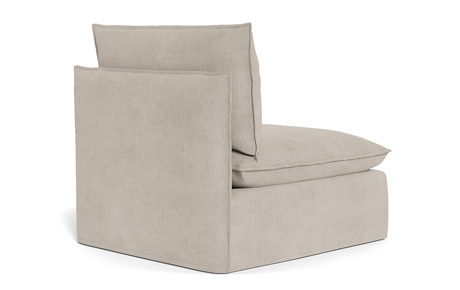 Josie Slipcovered Modular Armless Sofa Unit - Image 1