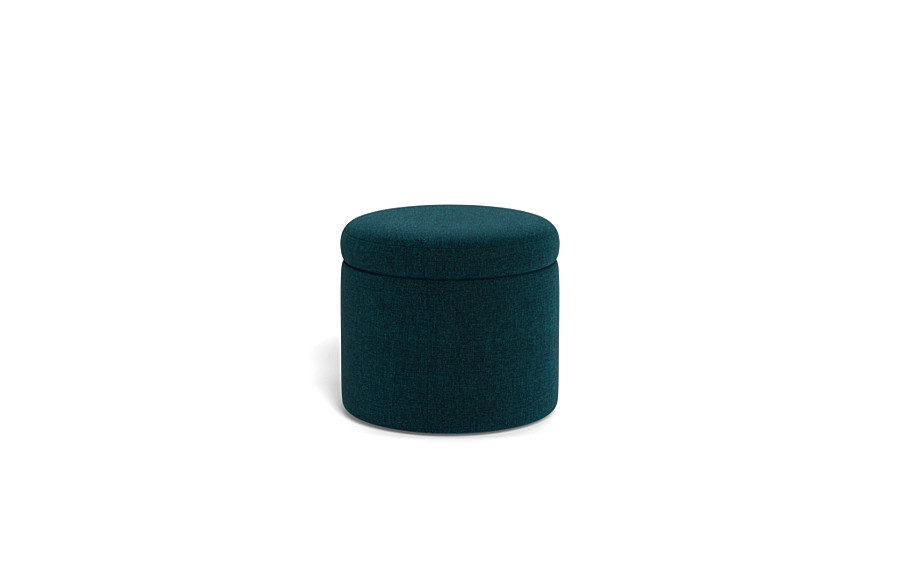 Colten Round Storage Stool Ottoman - Image 1