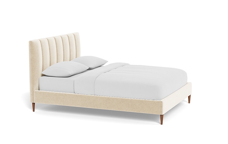 Lowen Upholstered Bed with Tufting Option - Image 1