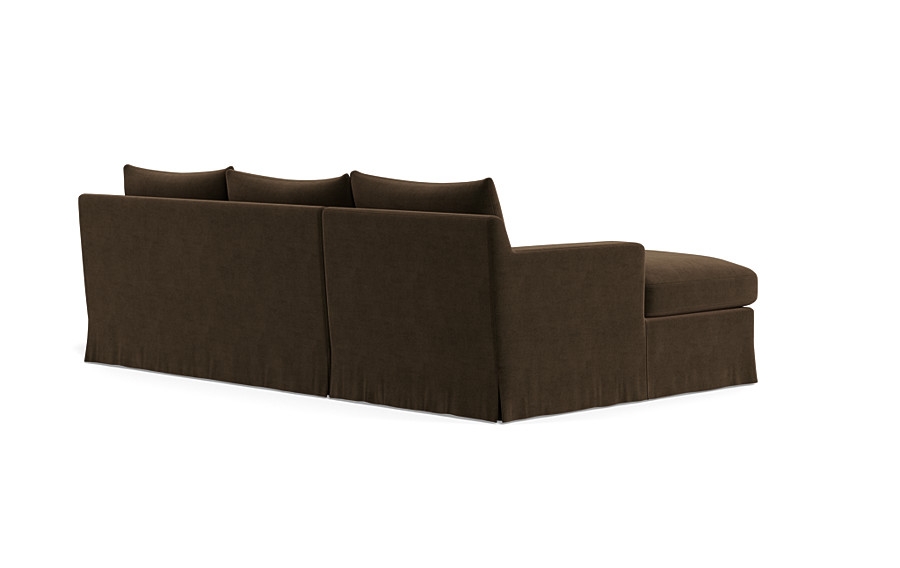 Sloan Slipcovered  Chaise Sectional - Image 1
