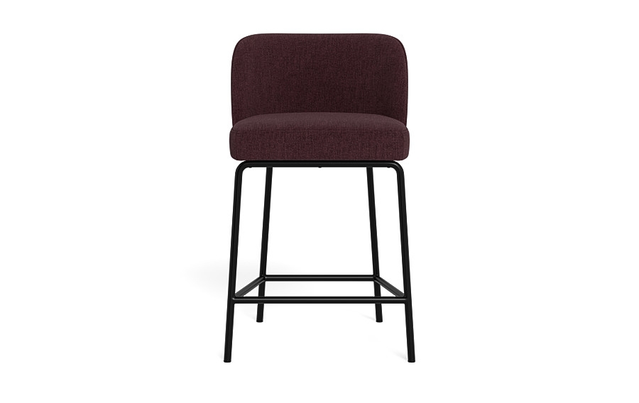 Graham Metal Framed Upholstered Counter Stool - Image 0