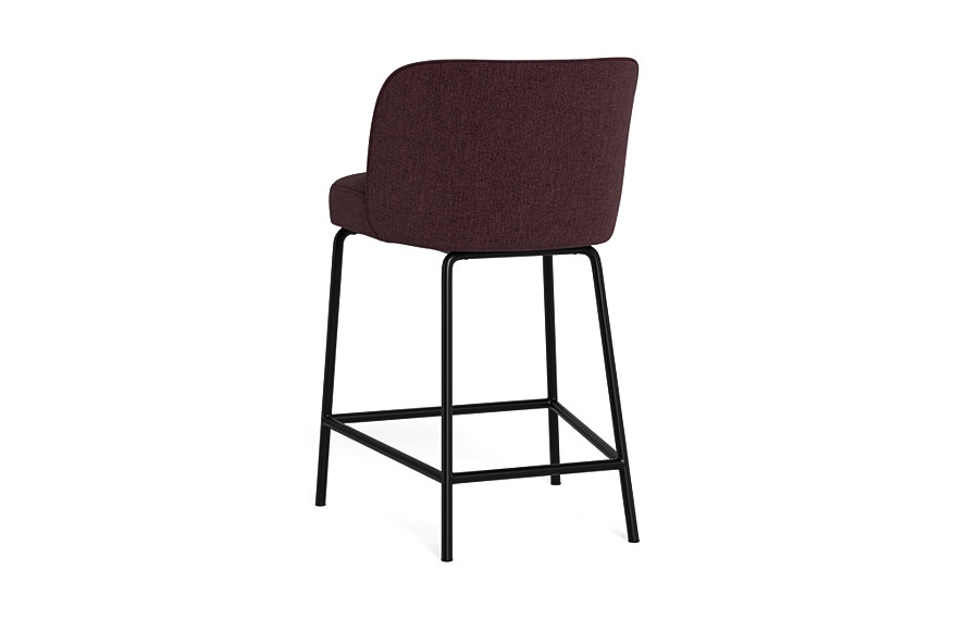 Graham Metal Framed Upholstered Counter Stool - Image 4