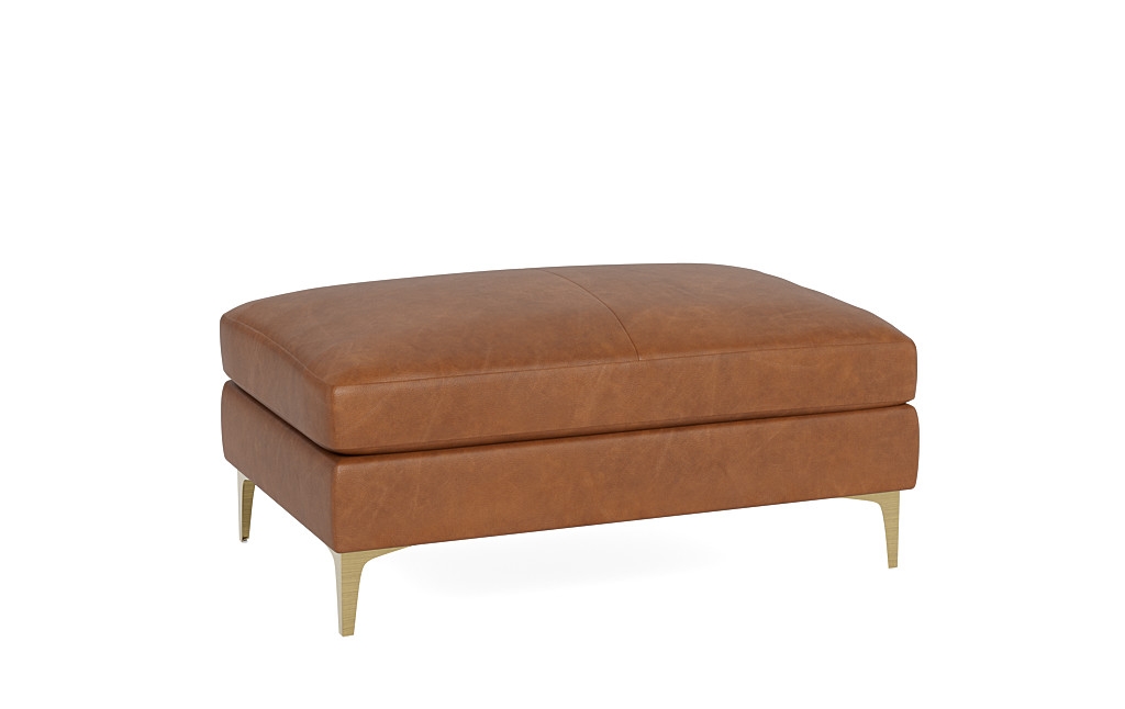 Sloan Leather Storage Ottoman - Image 3