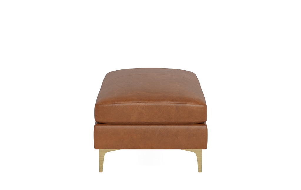 Sloan Leather Storage Ottoman - Image 2