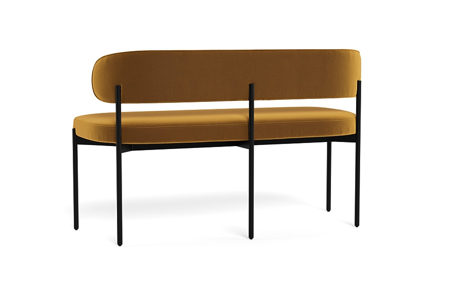 Hollis Upholstered Metal Framed Bench - Image 1
