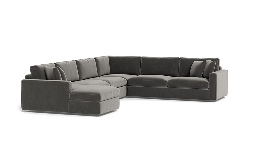 James 4-Piece 5-Seat Corner Chaise Sectional Left - Image 3
