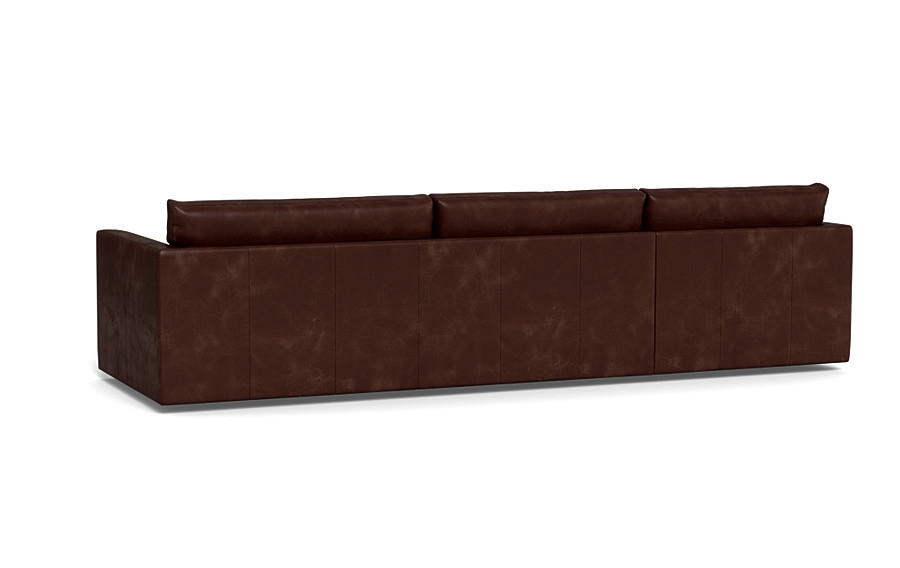 Lukas Leather 3-Seat Left Chaise Sectional - Image 2