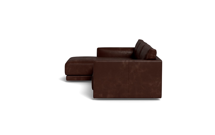 Lukas Leather 3-Seat Left Chaise Sectional - Image 4