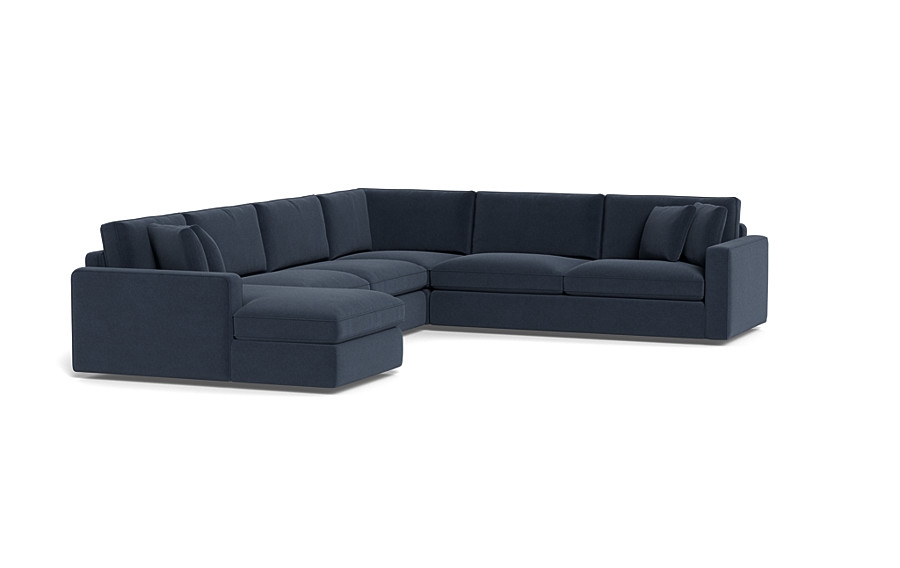 James 4-Piece 5-Seat Corner Chaise Sectional Left - Image 1