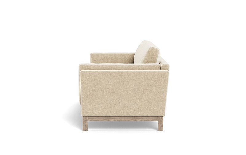 Gaby 2-Seat Sofa, 96"W x 36"D x 33"H, Standard Depth, Bench Cushion, White Wash Oak Leg, Down Alternative Fill - Image 3
