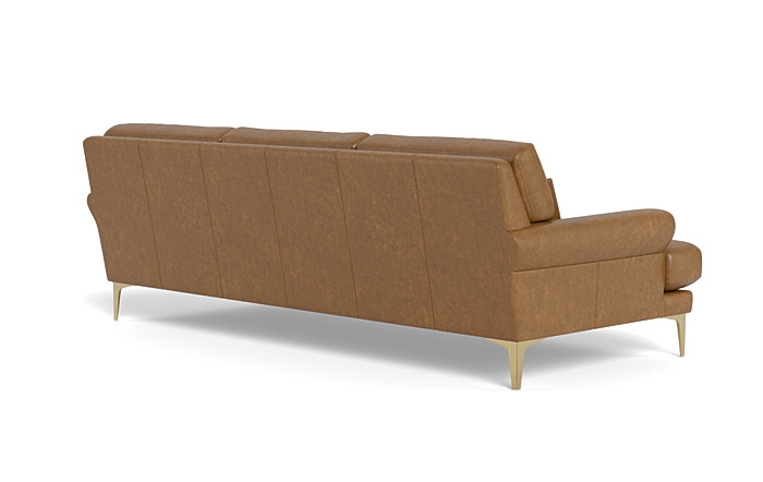 Maxwell Leather Sofa by Apartment Therapy - Image 3