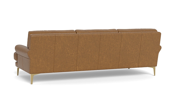 Maxwell Leather Sofa by Apartment Therapy - Image 4