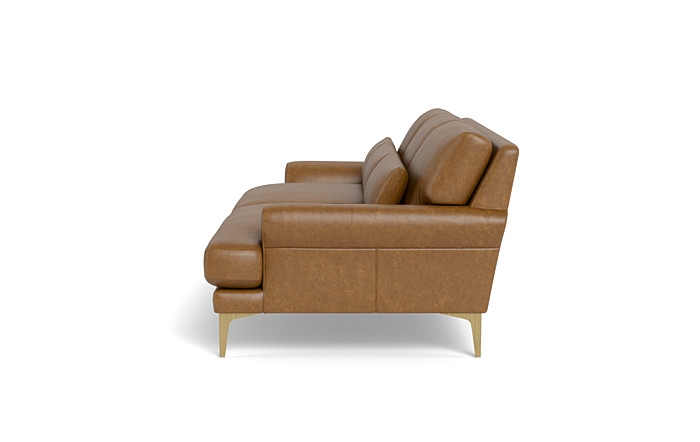 Maxwell Leather Sofa by Apartment Therapy - Image 1